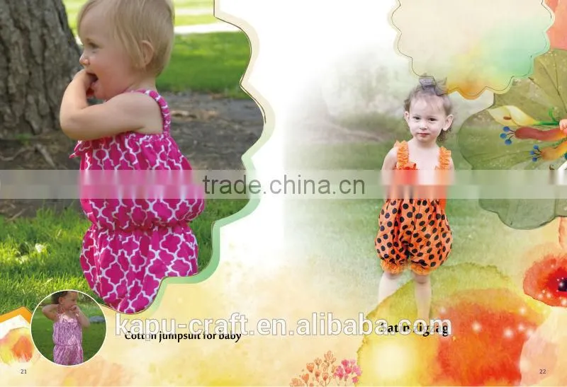 Hot Sale Boutique Chiffon 100% cotton baby ruffle bloomers
