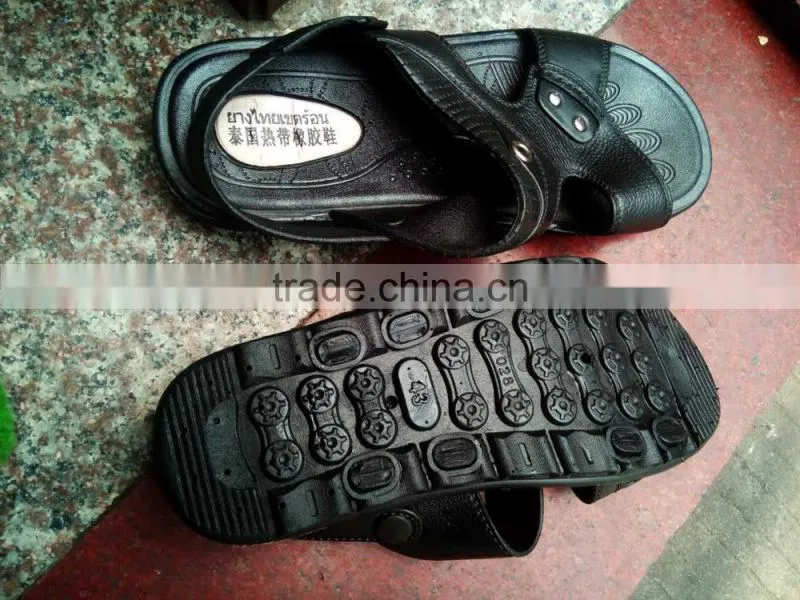 shoes men rubber elastic high quality stock lots african style 2017 factory direct sell