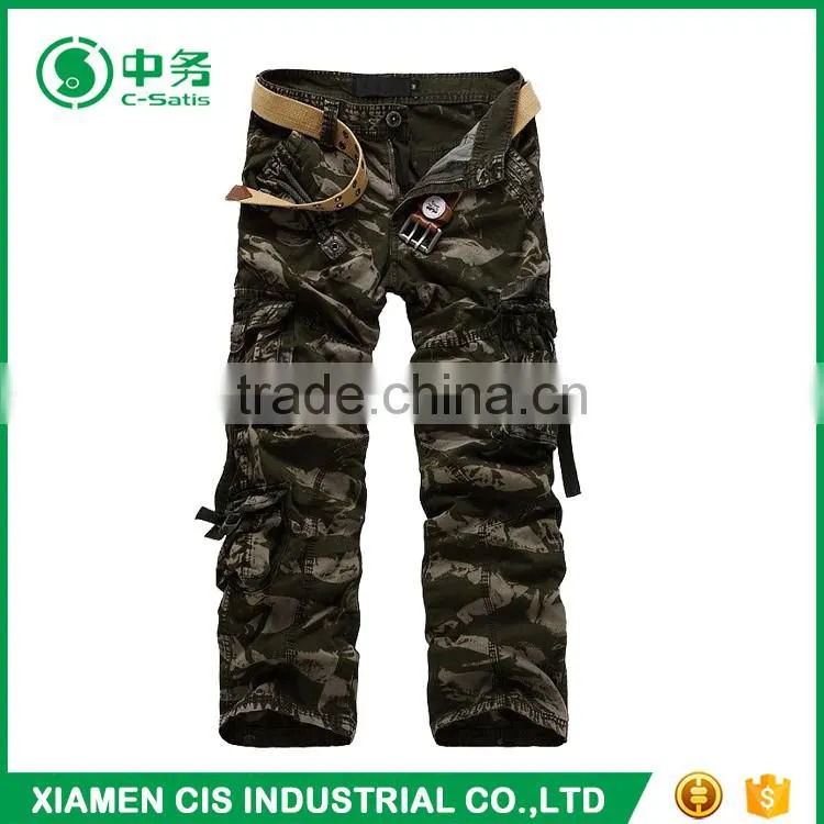 High Quality US Army Mens Camo Cargo Pants with Many Pockets