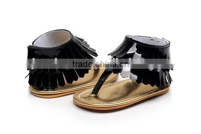 Kids Crib Bebe Fringed Moccasins, baby summer sandals, fashion shoes for baby