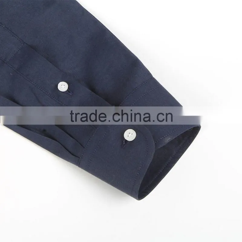 2017 new fashion 100% cotton regular collar long sleeve causal men shirt