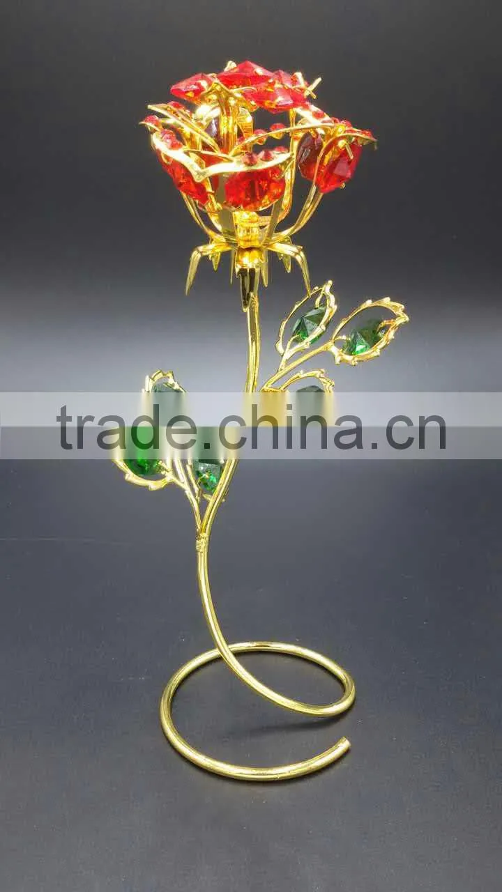 crystal rose for wedding
