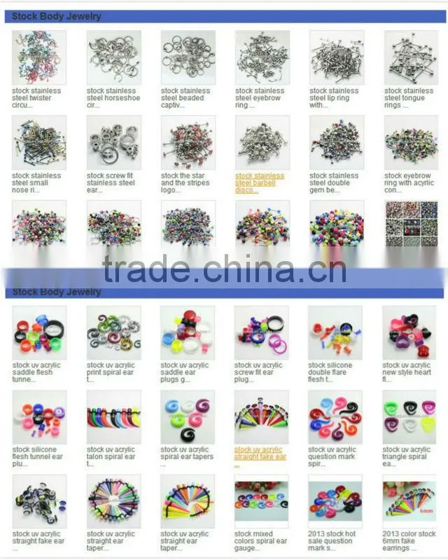 Logo Magnetic Cheater Plugs Earrings 2014 New Body Jewelry Supplier
