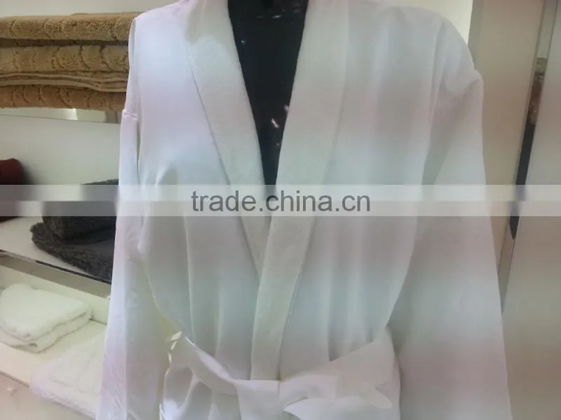 wholesale hotel microfiber cotton terry unisex Bathrobe