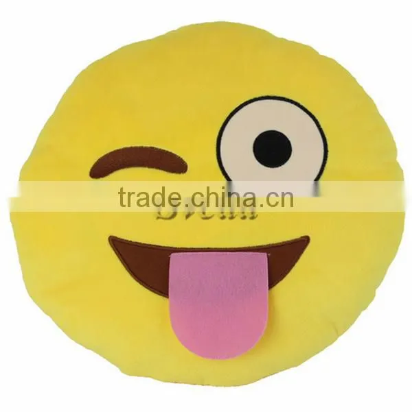 (HOT) Wholesale Plush Emoji Pillow Emoji plush soft toy Emoji toys