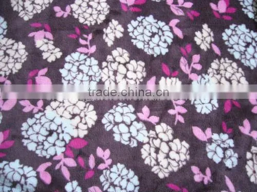 New arrived, 2013 middle east design pattern ,double-side ,surper soft ,printed flannel velvet fabric