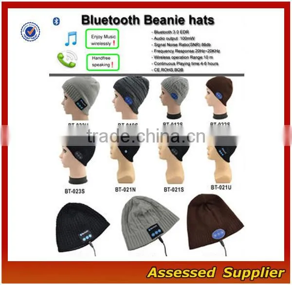 XJ01125/2015 Talking Keep Warm Music Beanie Hat