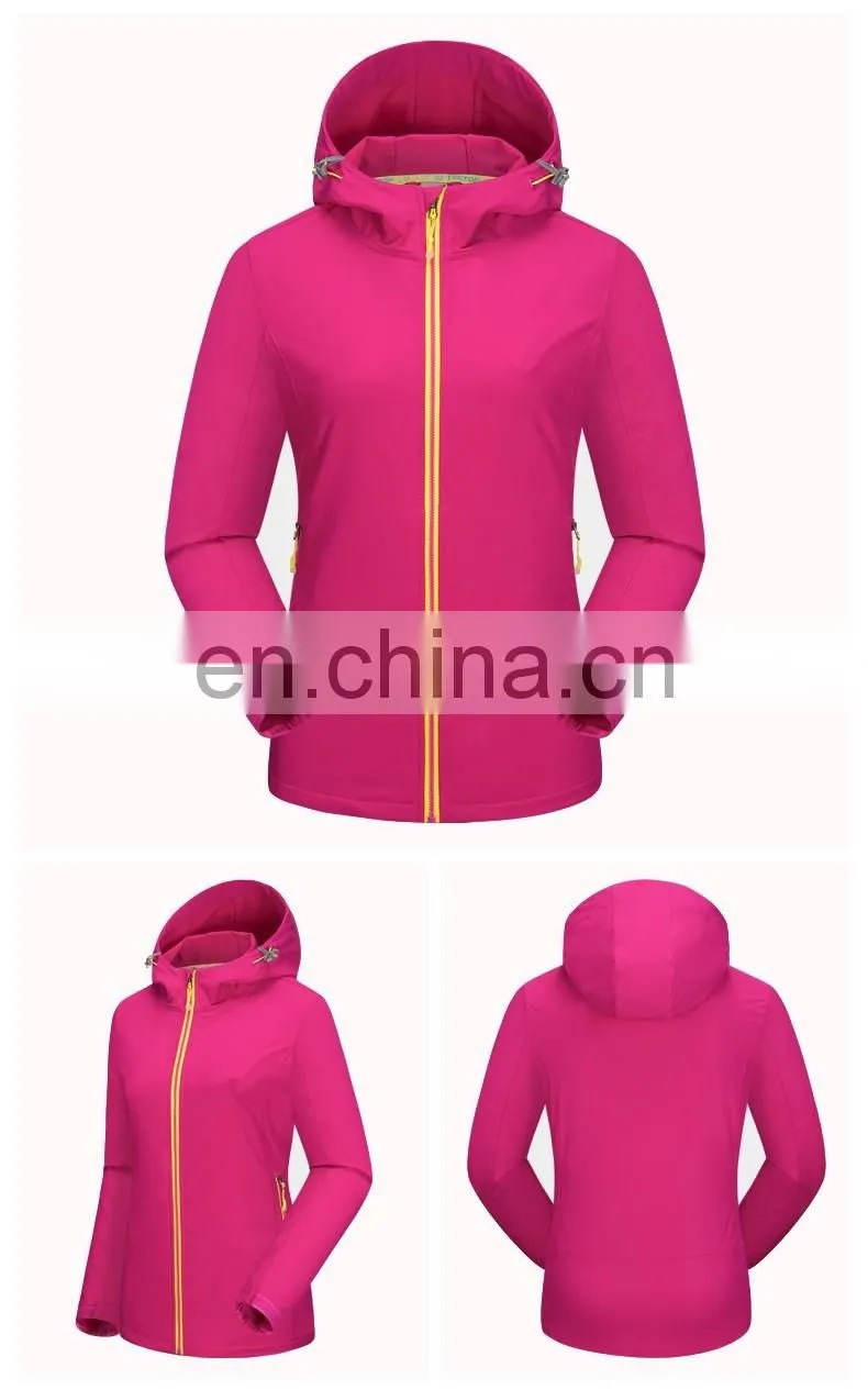 Hot sale economic plain waterproof windbreaker jacket