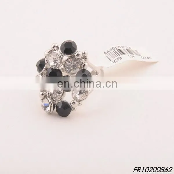 Fancy gold gem stone sparkling ring fashion engagement ring jewelry