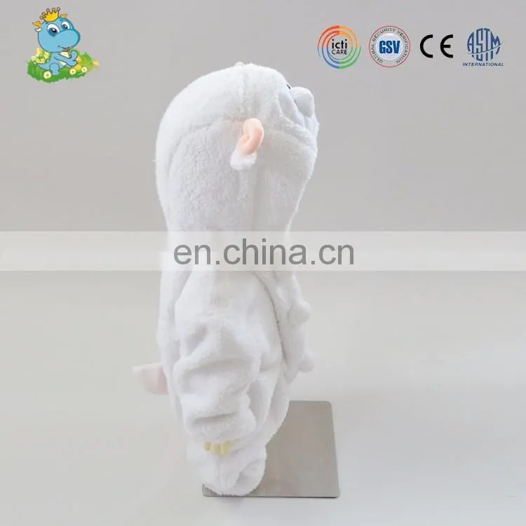 Custom wholesale white baby winter sheep animal romper