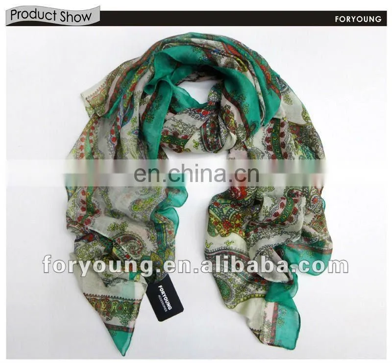 latest fashion paisley shawl