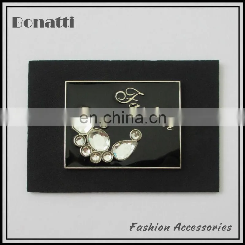 2013 hot sale pu leather labels for garment and bags