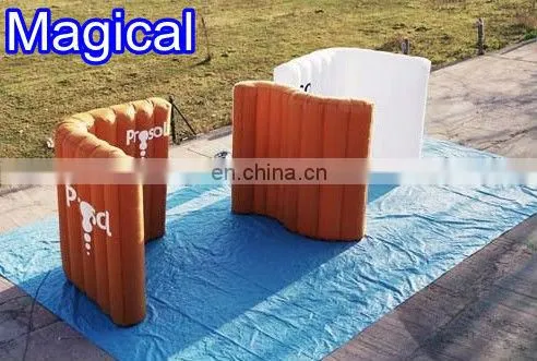 red air wall with logo/ inflatable air wall with customized brand