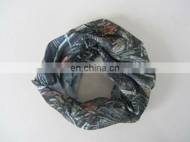 Fashionable 100% polyester scarf seamless tube headwear 8 in 1 headband multifunctional bandana