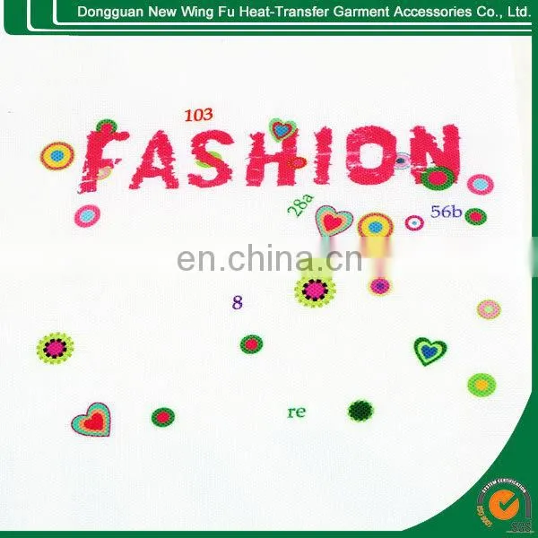 heat transfer film for eva slipper , t shirts , backpack