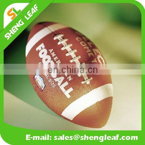 Match printing logo rubber rugby ball