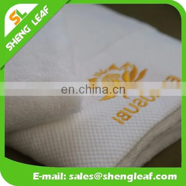 custom hotel hand towel bath towel with embroidered logo