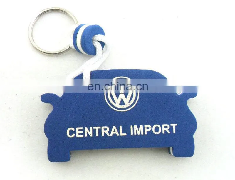 custom printing floating EVA foam keychain