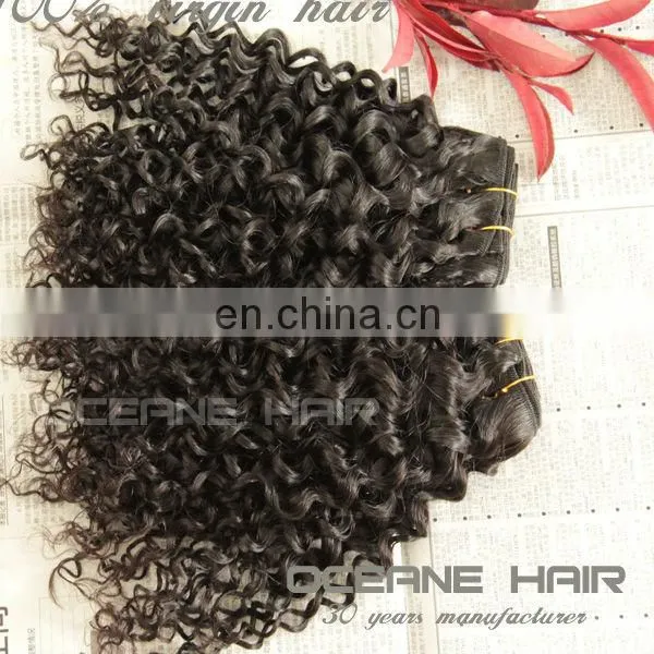 Hot selling ,new style beautiful style 100% unprossed virgin real human indian curly hair