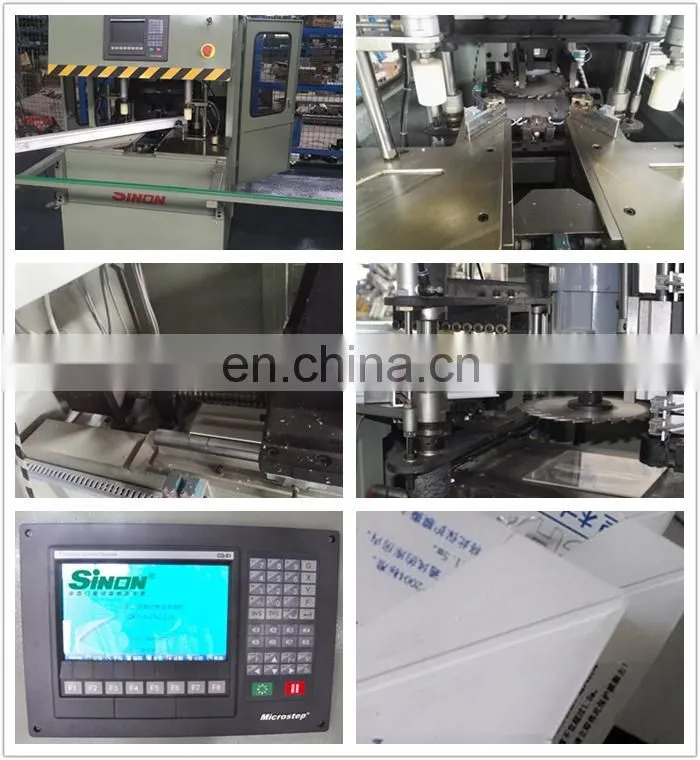 2 Axes upvc corner cnc cleaning window machine