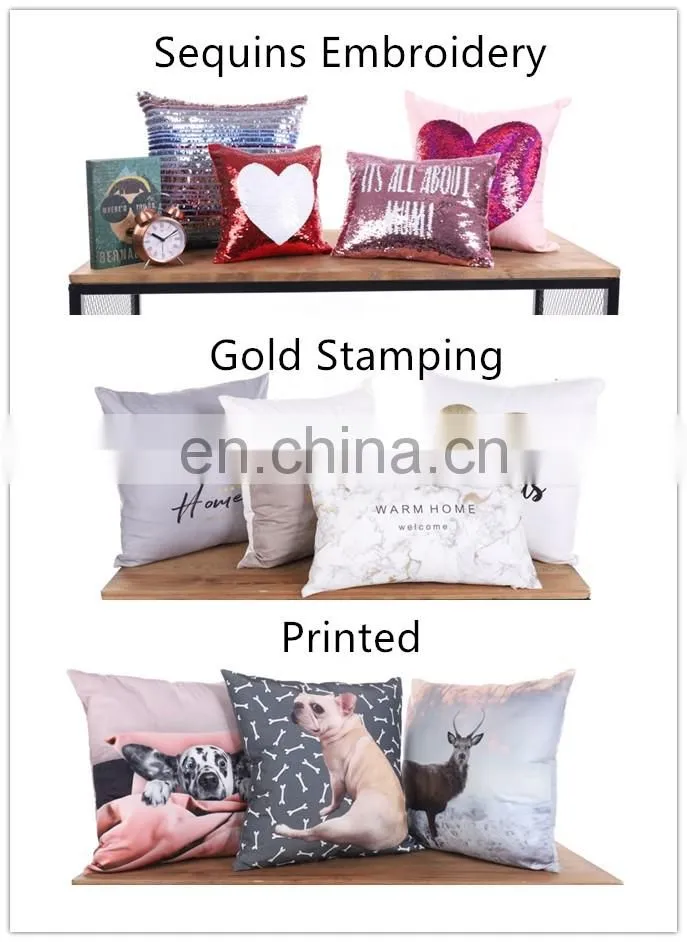 Wholesale Amazon Hot Sale Plush Fabric Crushed Velvet Pink Pillows For Home Decoration