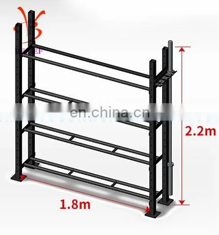 BL3-772 Gym Equipment Multi Steel Storage Rack