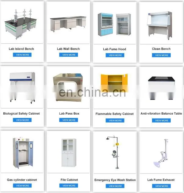 Guangzhou lab furniture manufacturer customized size and color chemistry furniture laboratory