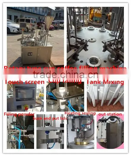 new technology automatic coffee capsule filling machine for sale