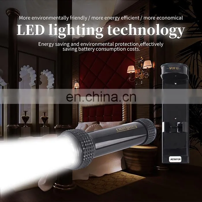 Honeyson wall led torch flashlight rechargeable for hotel room
