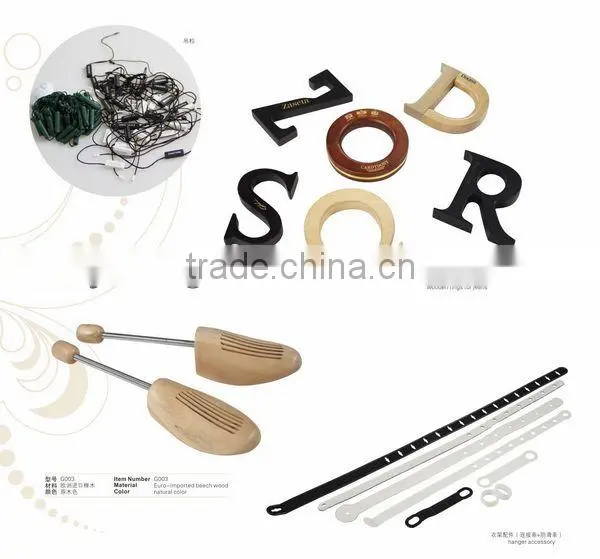 AN1603-004 luxury wooden children clothes hanger for kids