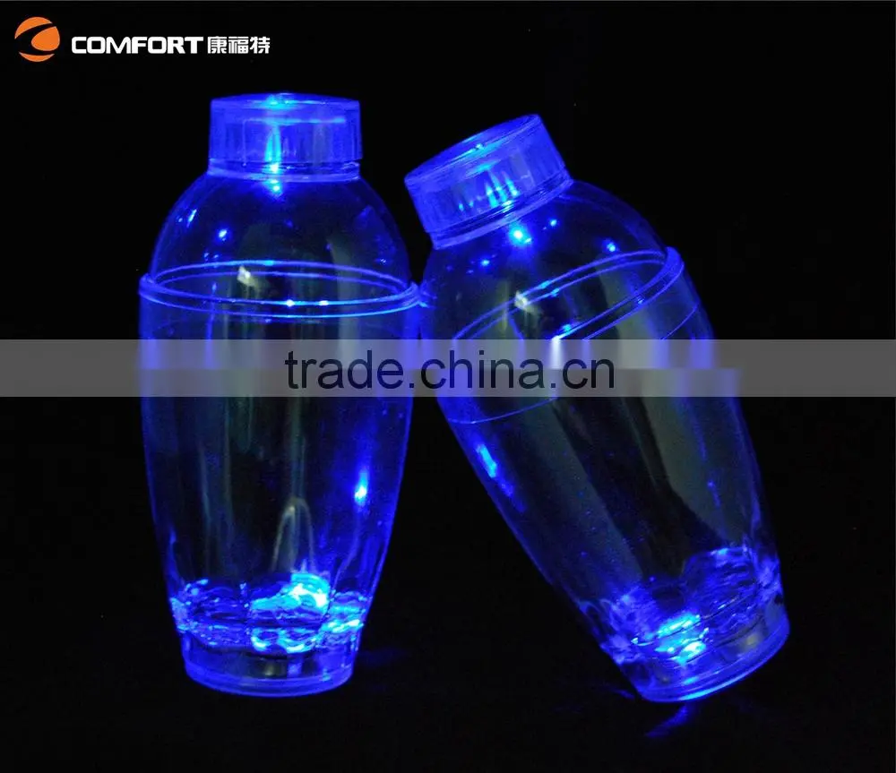 oem shenzhen China made custom luminous cocktail shaker