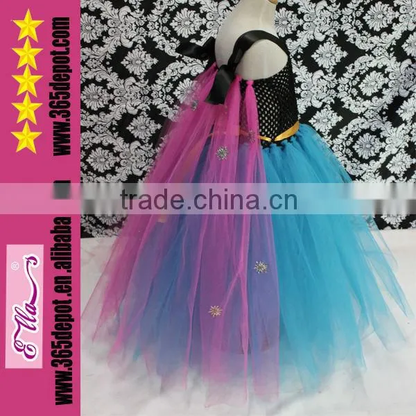 2014 Hot sale beautiful girls' frozen anna dress