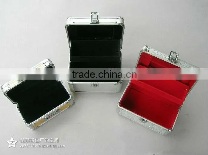 aluminum profile fireproof shell wine packaging case with lock and handle