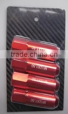 red tuner 12x1.5 rays wheel lug nuts