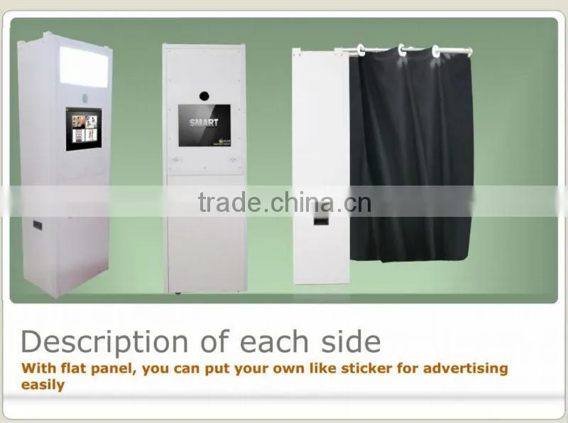 2014 Curtain Wedding Photo Booth for Events Photo Rental