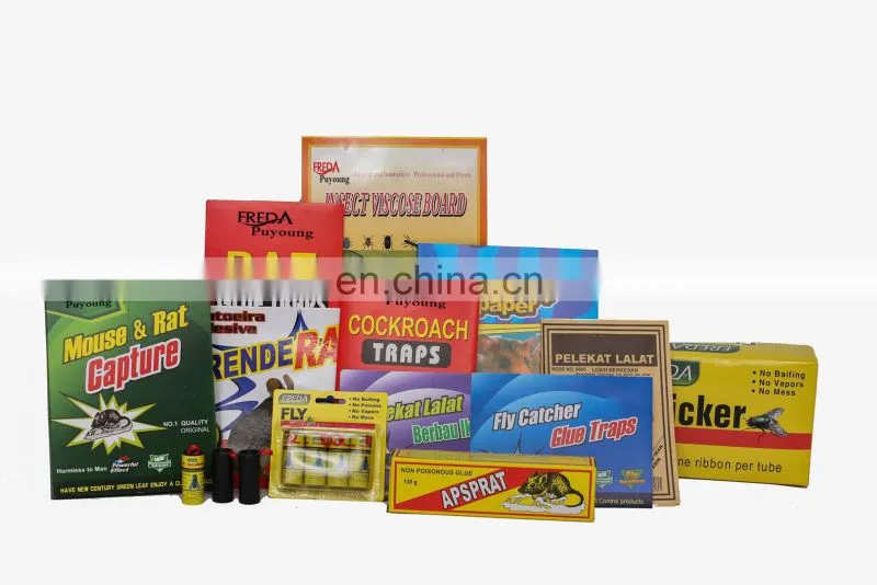 Yellow sticky insect killer insect mouse glue traps non-toxic mouse rat glue trap