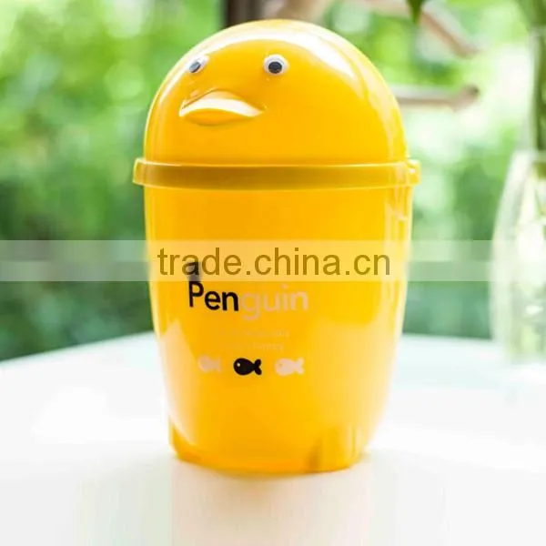 11L Cartoon duck shape design trash bin