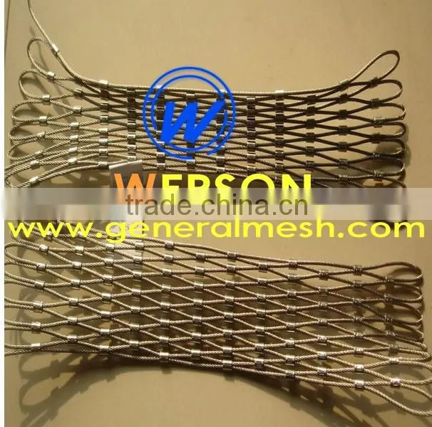 agriculture anti bird aviary mesh / net ,stainless steel stadium wire mesh ,hand woven or ferruled | generalmesh