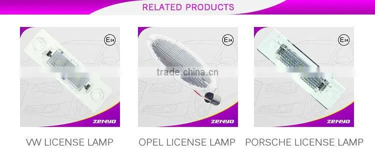 zenyo factory price 12 months warranty energy-saving led license plate light for BMW E93 M3 4D sedan