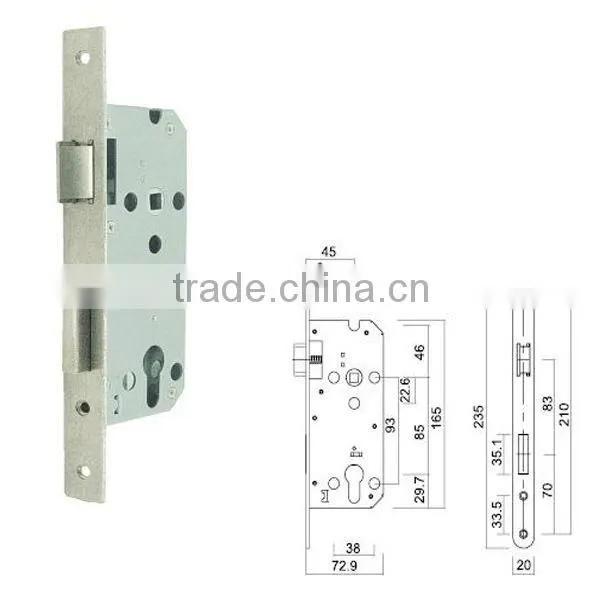 Door Lock Body / hotel door lock Art.11.010