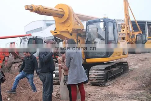 CE certificate hydraulic piling rotary rig
