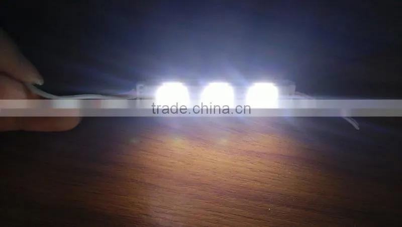 led module 5730 CE and Rohs certification Korea Samsung Injection 3 leds module with140 degree lens