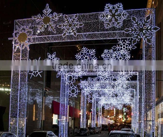 Street festival light arches decoration
