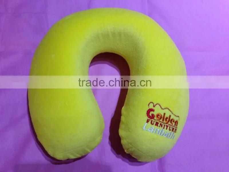 travel neck pillow memory foam golden wholesale product