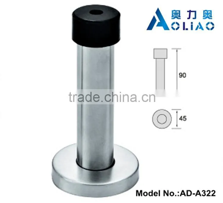 High quality stainless steel door stopper and rubber door stopper