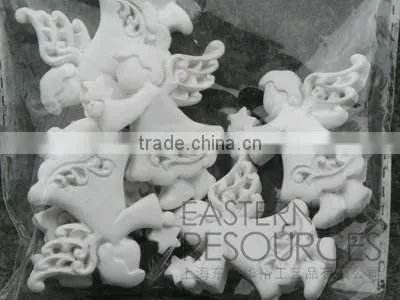 Poly White Angel Sticker Set