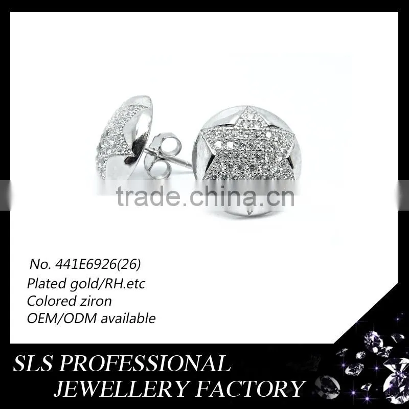 Jewelry wholesale thailand earring set for women's earring earbuds ,925 silver earring happy back earring backs