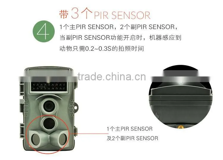 Full HD 12MP outdoor wildlife Hunting Game Cameras factory supplier Hunting Camera