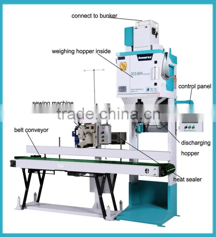 DCS-50FA2 semi automatic plastic particles packing scale