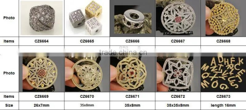 CZ6626 mirco cz pave bracelet flower charm connector,charms for bracelet making